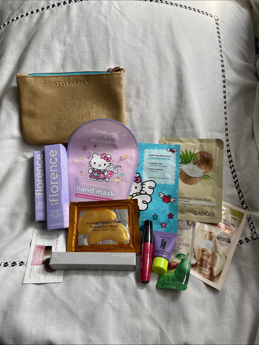 Crème Shop , Face , Eye, Lip, 12 Beauty Items & Ipsy Cosmetics Bag